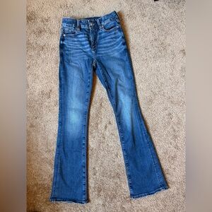 American Eagle High Rise Skinny Kick Jeans